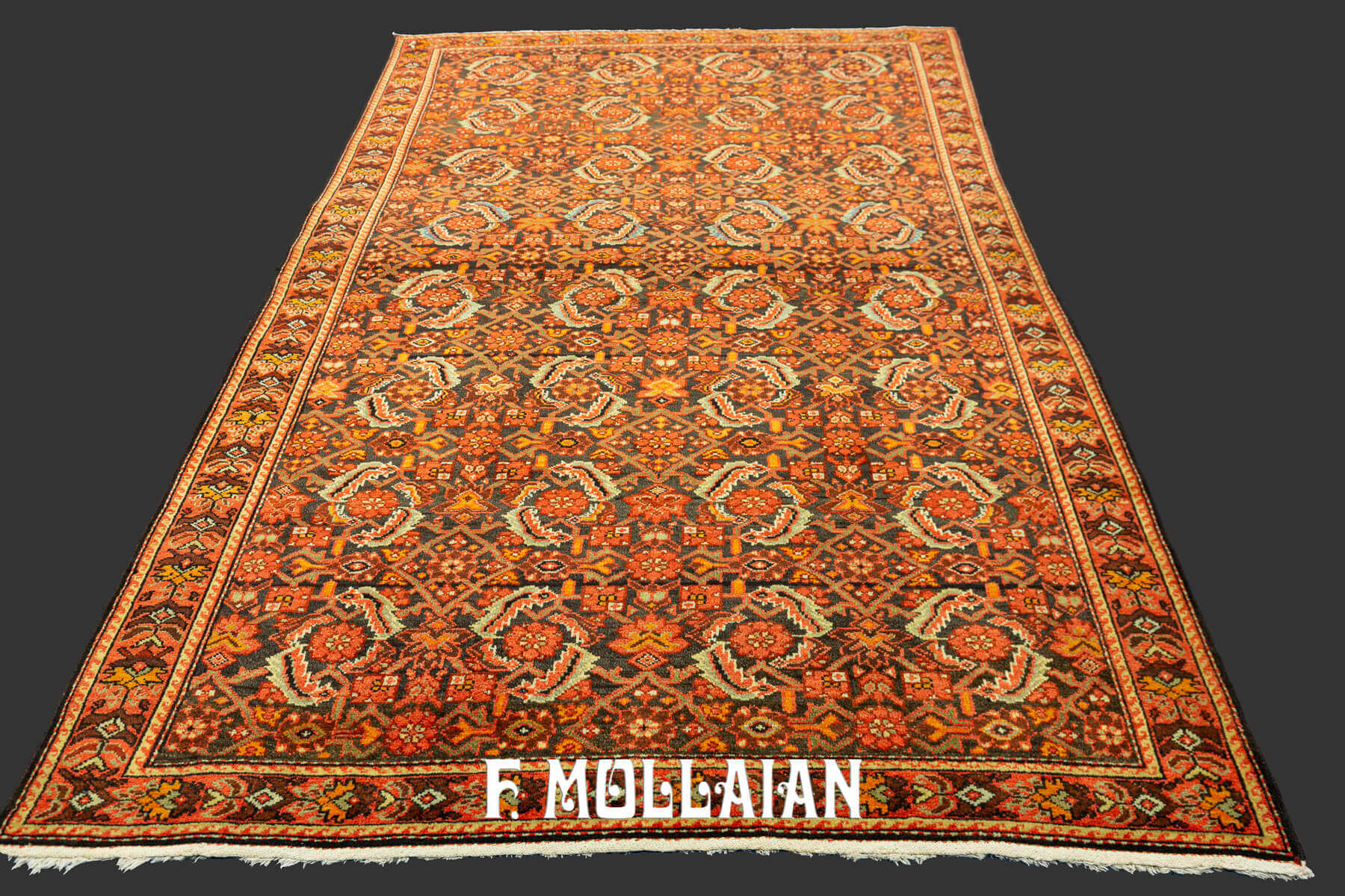 Antique Persian Mishan All-Over «Moharammat» Design Rug n°:21816569